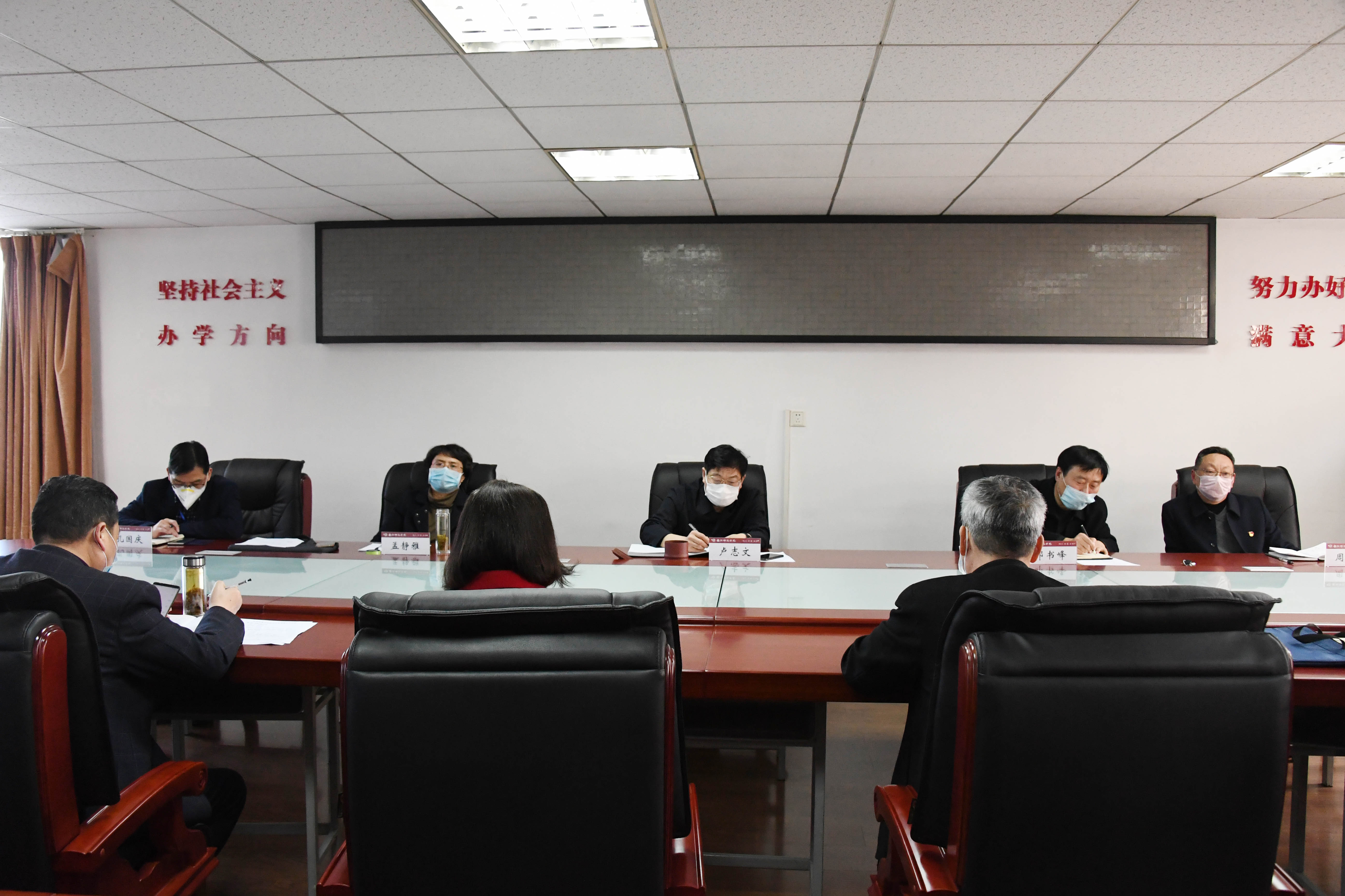 3校领导督查疫情防控和开学准备工作.JPG