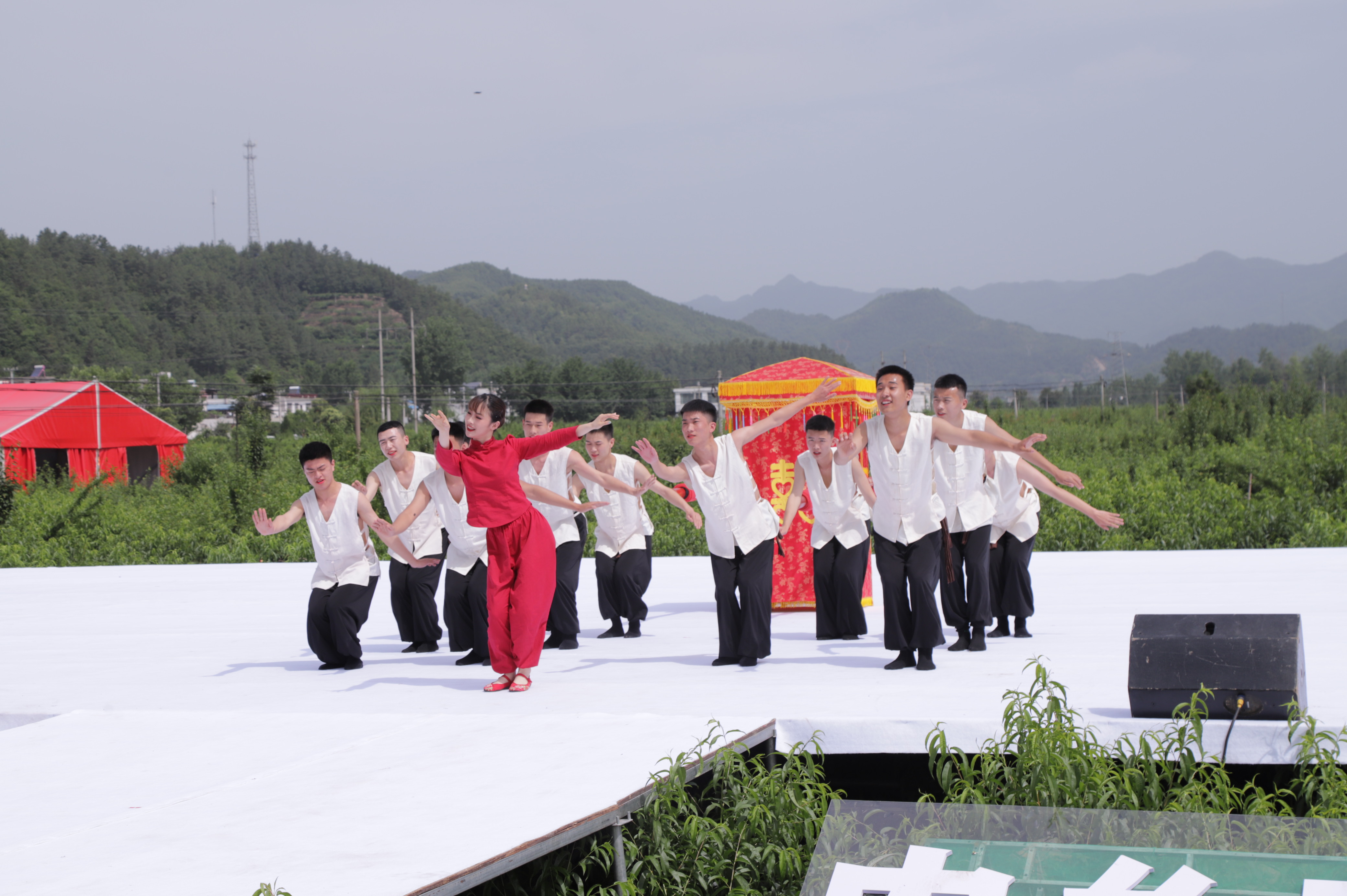 2.我校学生在音乐节表演节目.JPG